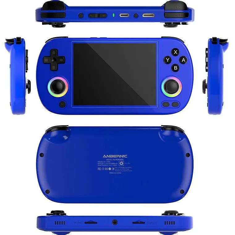 Ретро игровая приставка Anbernic RG40XX H 64GB Blue [115724] - фото 2