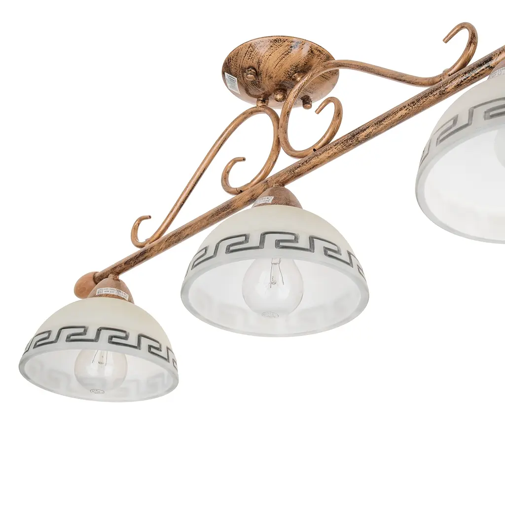 Люстра стельова Brille кована E27 60W BR (BKL-160C/3) - фото 5