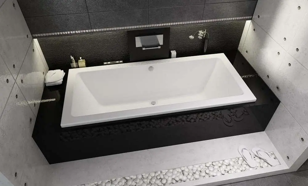 Ванна акриловая Rho Lusso 180x80 BA9800500000000 Белый - фото 3