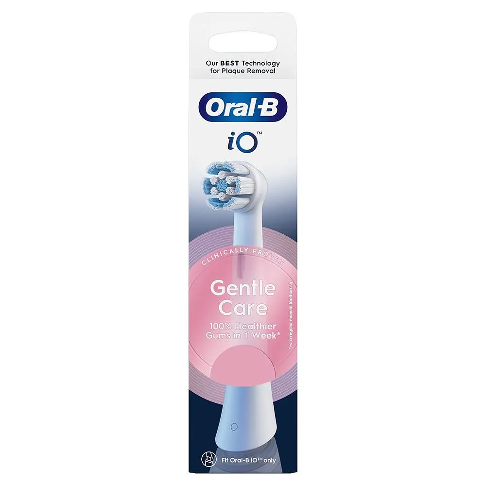 Насадка - змінна голівка для зубної щітки Oral-B iO Gentle Care White (1шт) - фото 3