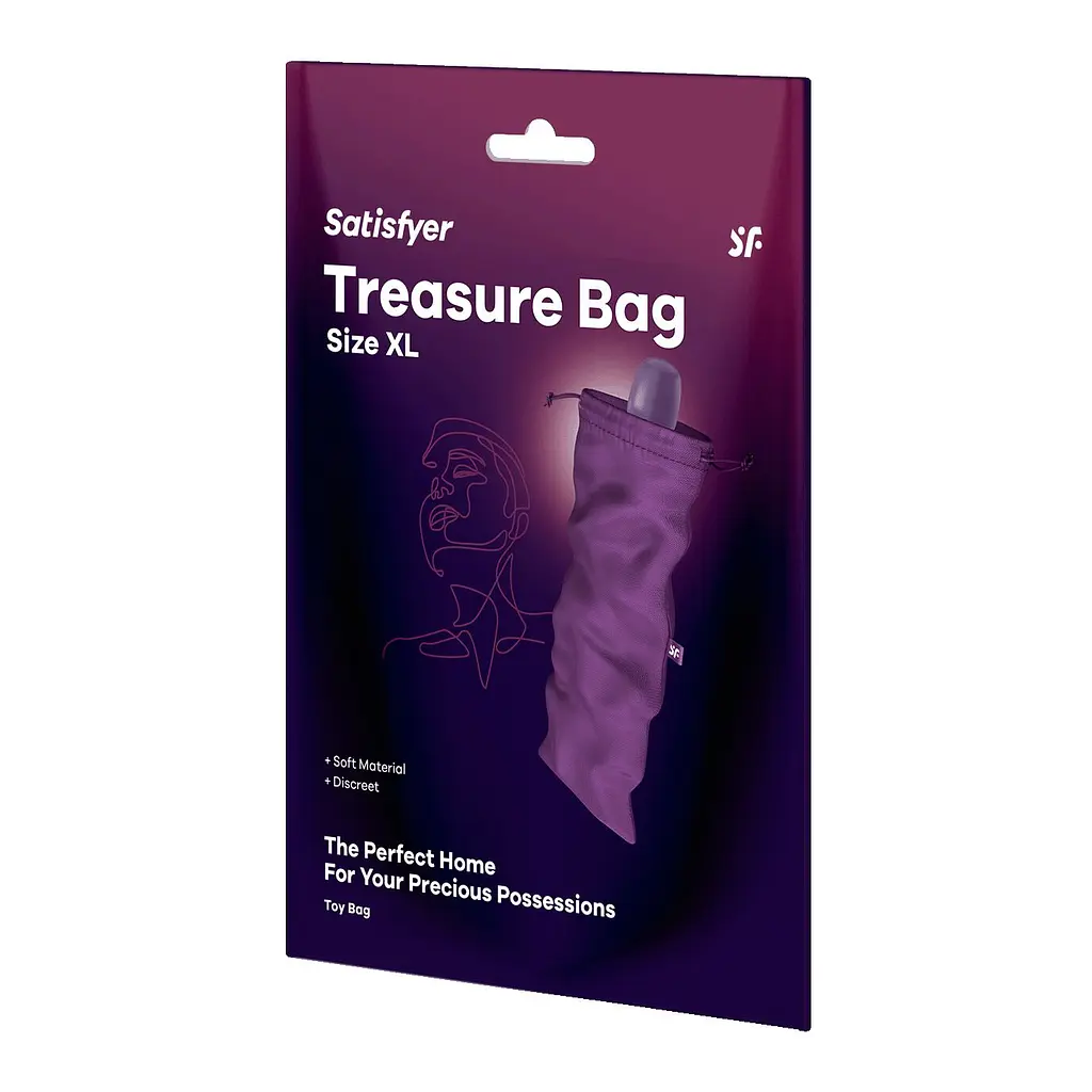 Мішечок для зберігання іграшок Satisfyer Treasure Bag XL Violet Satisfyer IG059952; SX0553 98414 - фото 3