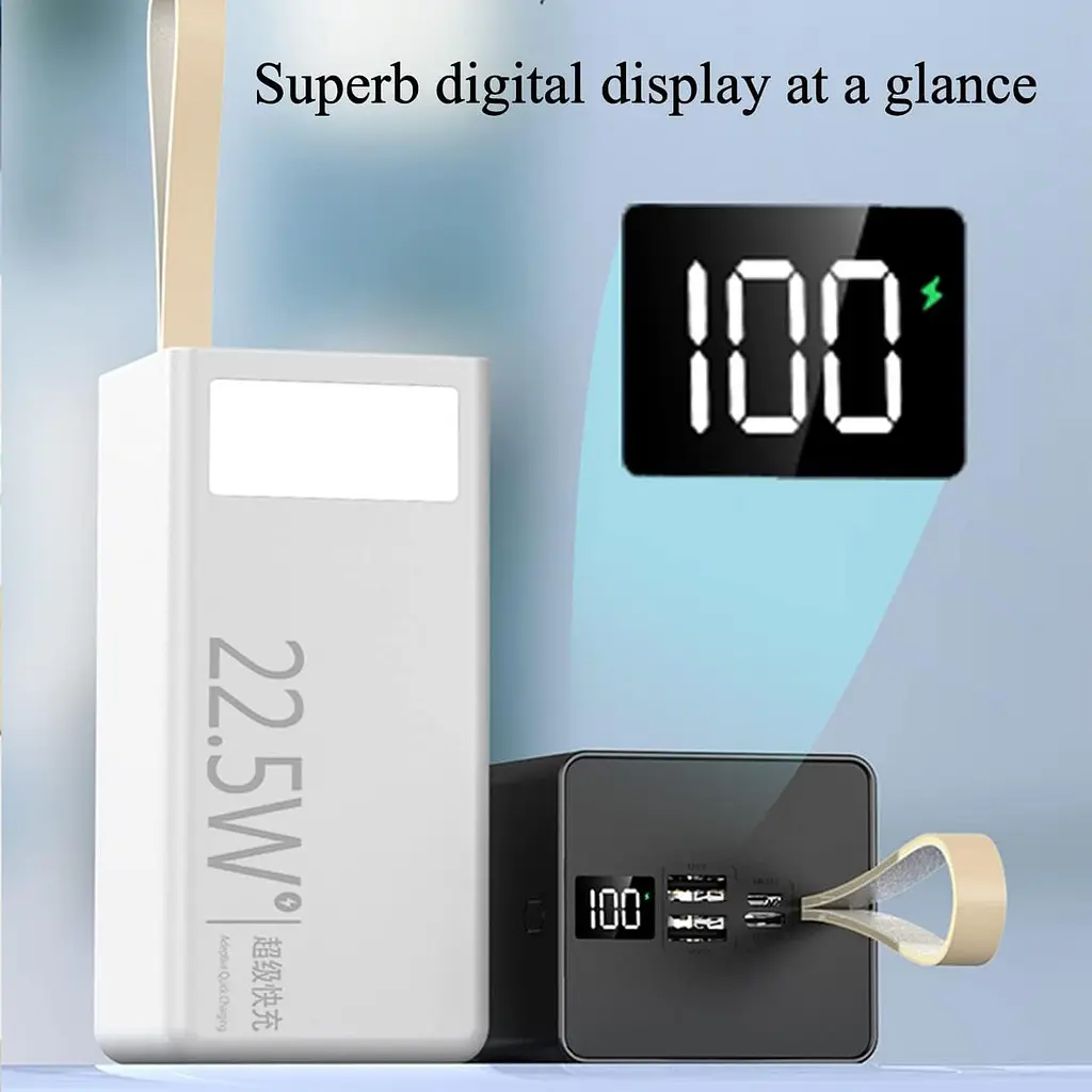 Мобільна зарядка UNITECH U86A 50000mAh 22.5W зі швидкою зарядкою ∙ Портативний акумулятор Power Bank UNITECH U86A 50000mAh - фото 4