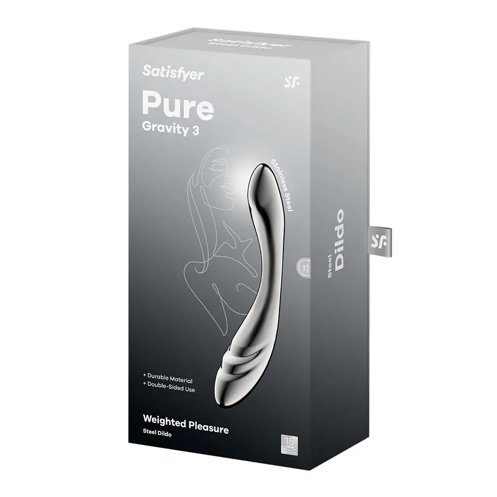 Металевий ділдо Satisfyer Pure Gravity 3 - фото 5