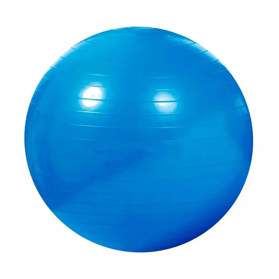 М'яч для фітнесу (фітбол) BT-SFB-0004(Blue) розмір 65 см