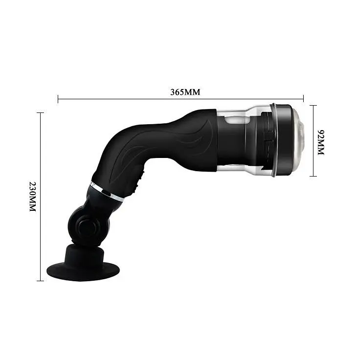 Мастурбатор Baile Rotation Lover USB (чорний) - фото 4