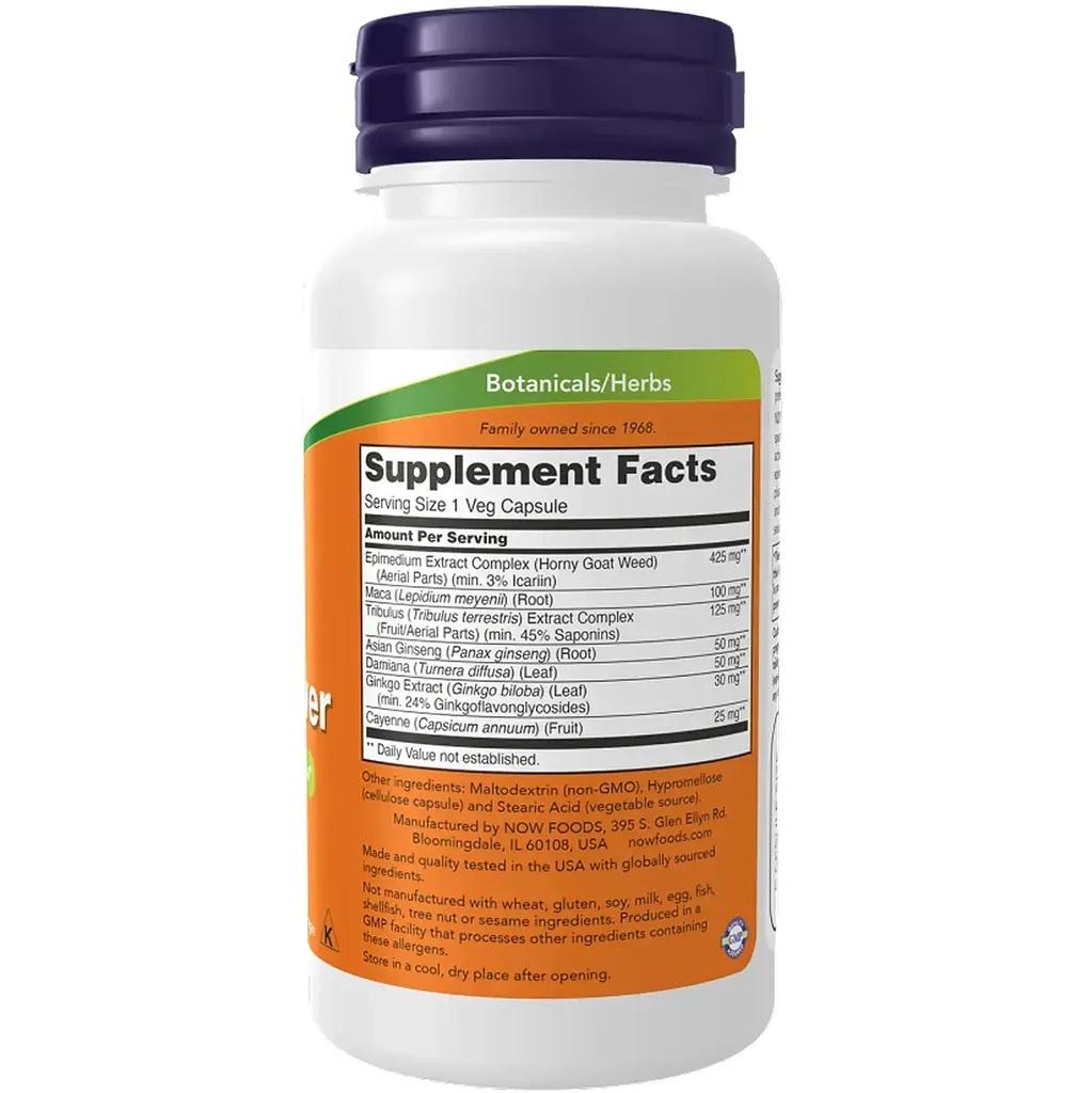Комплекс для чоловічого здоров'я Now Foods Men's Virility Power 120 веганських капсул - фото 2