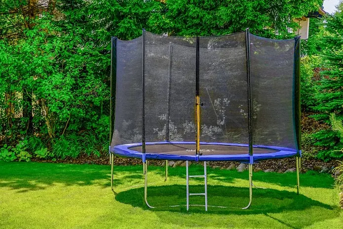 Батут садовий Funfit спортивний 8(244-252 см) 252 см із подушкою. - фото 3