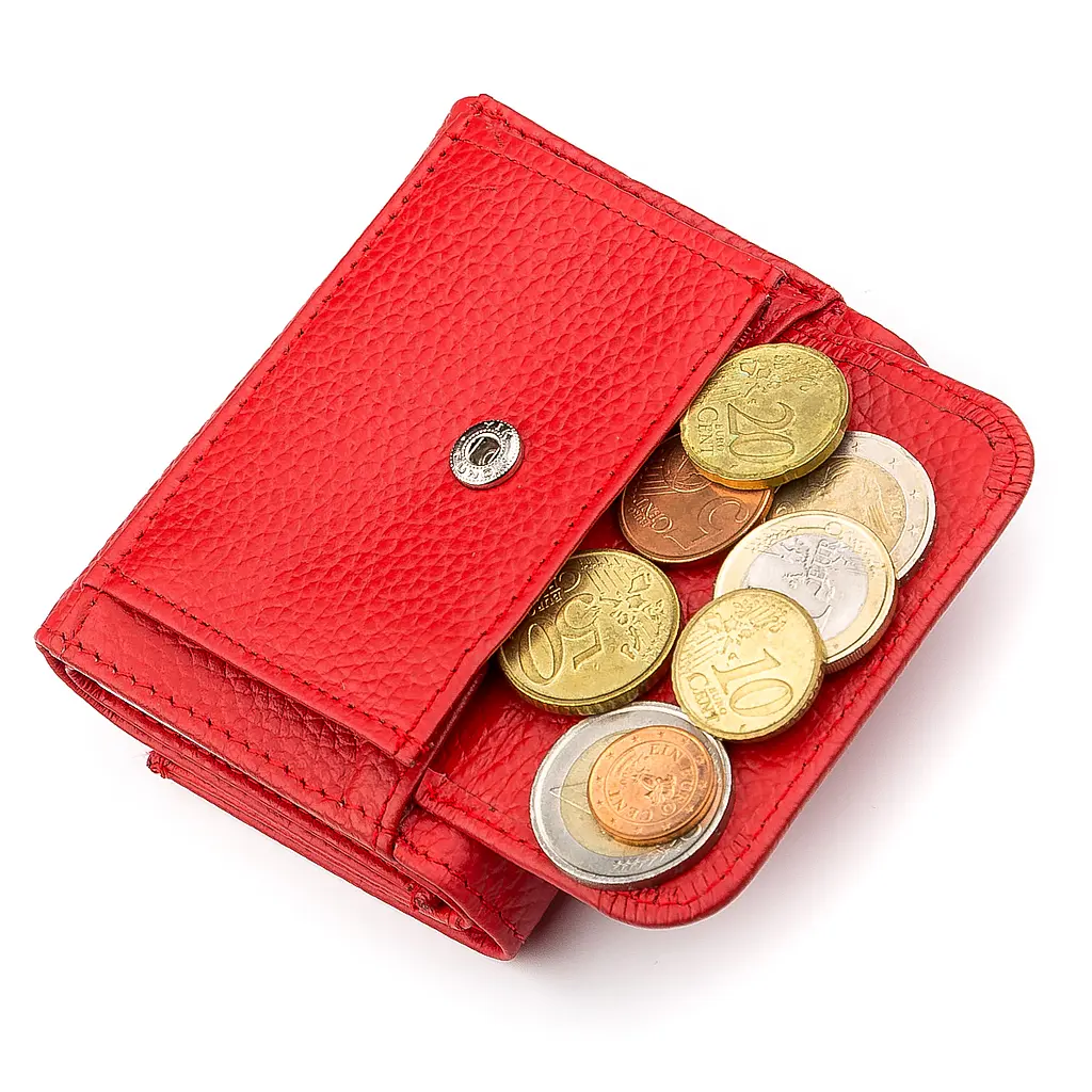 Кожаный женский кошелек (ST440) ST Leather 7.5х9.5х2.5 см acs0015733 - фото 5