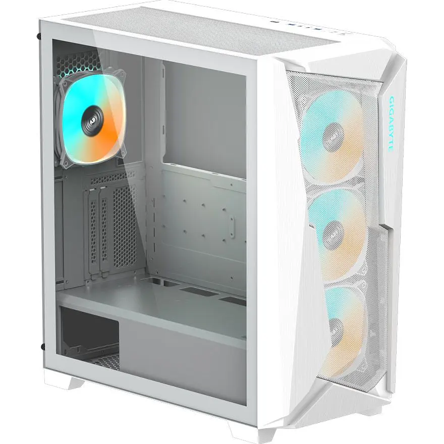 Корпус Gigabyte C301 Glass V2 White (GB-C301GW TYPE-C V2) [173396] - фото 2