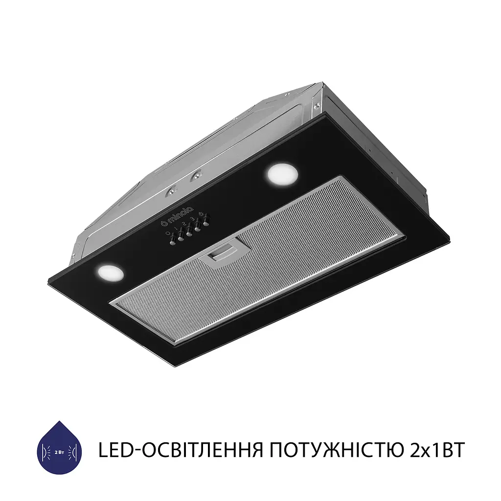 Витяжка повновбудована MINOLA HBI 5262 BL GLASS 700 LED - фото 3
