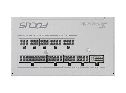 Блок живлення 750 Вт, Focus GX ATX 3.1, White, модульний Seasonic teh0028870 - фото 5
