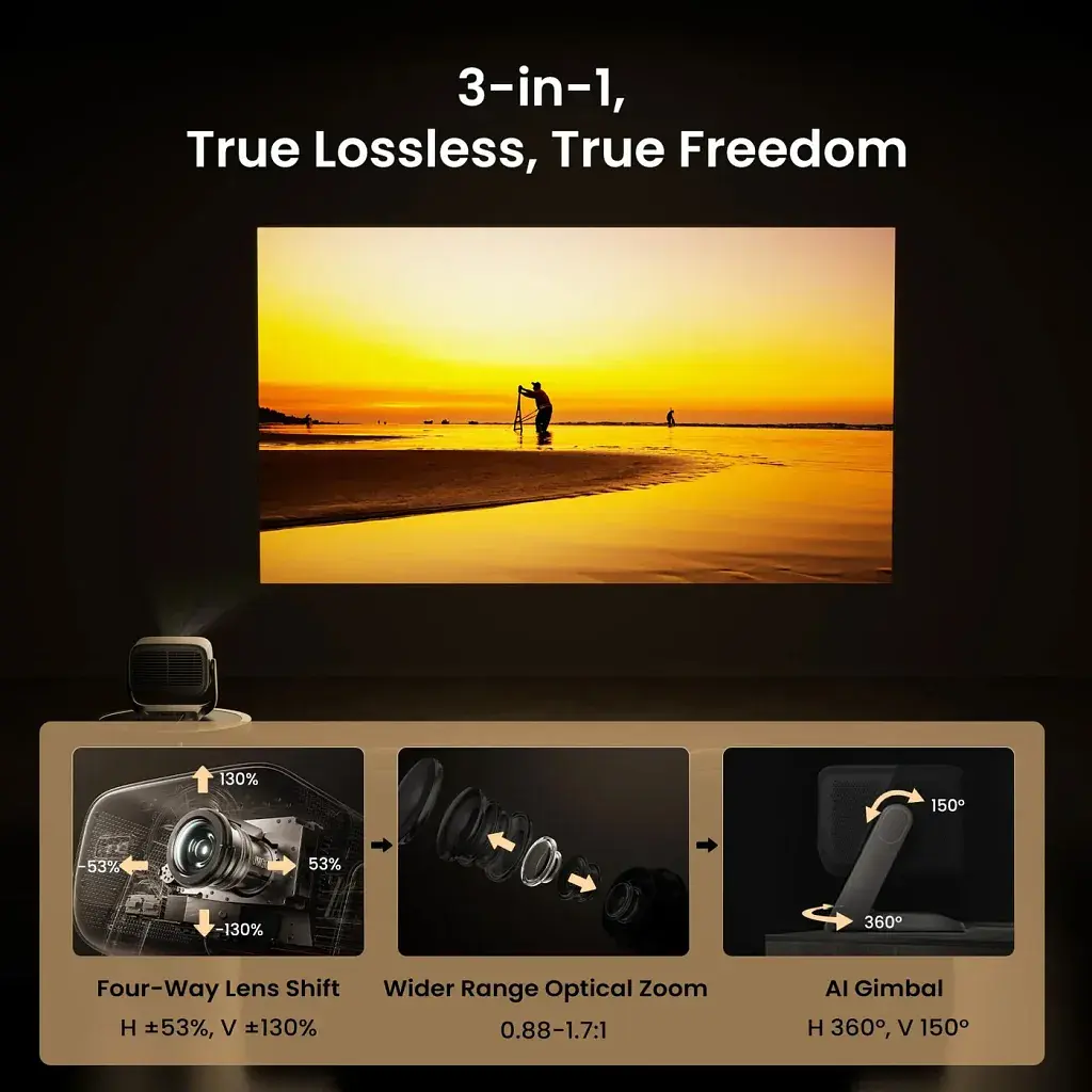 Проектор JMGO N3 Ulitmate 3Laser 4K (6959422616365) - фото 12