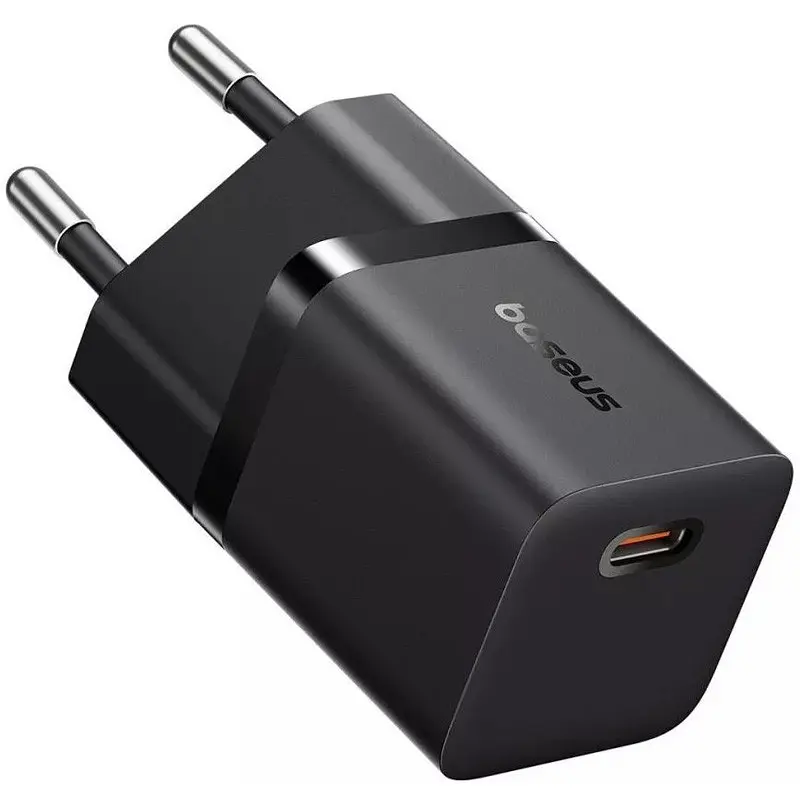 МЗП GaN5 Fast Charger (mini) PD25W (1USB-C) (P10110909213-00) Cluster Black Baseus teh0029589 - фото 3