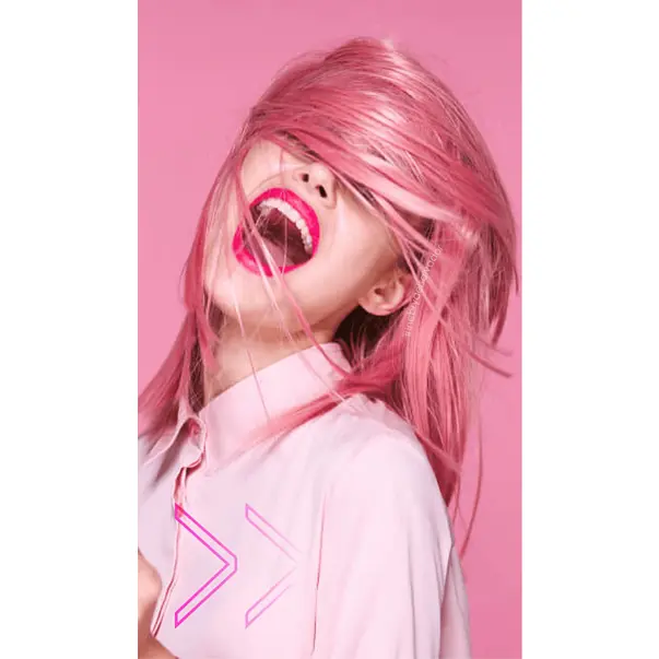 Тонувальна маска для волосся Inebrya Kromask Pink Rosa рожева 250 мл - фото 4