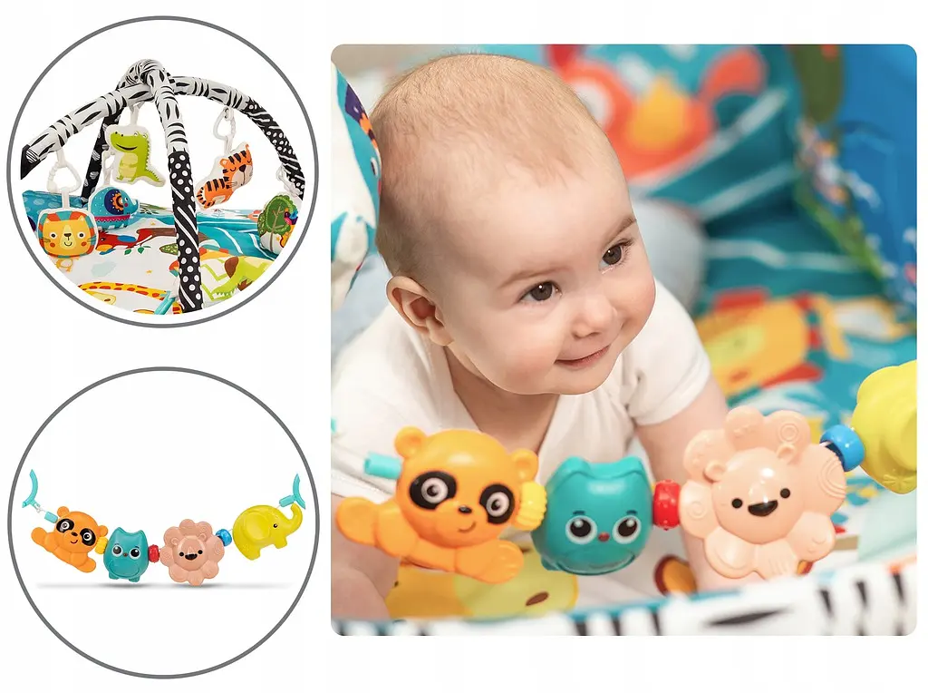 Развивающий коврик Lionelo Anika Plus Multicolor - фото 7