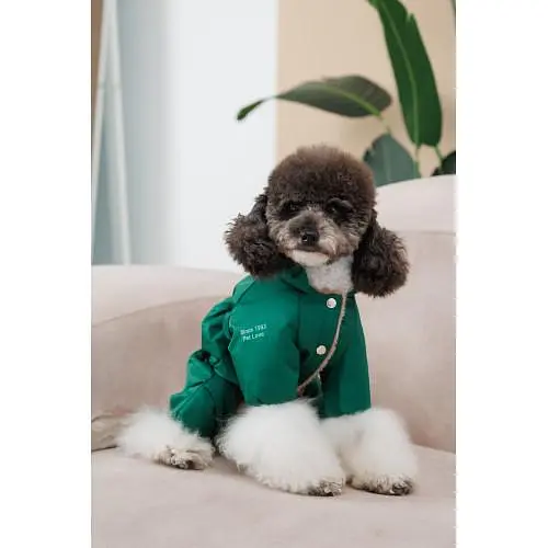 Комбінезон Pet Fashion EGO ХS2 зелений для собак - фото 7