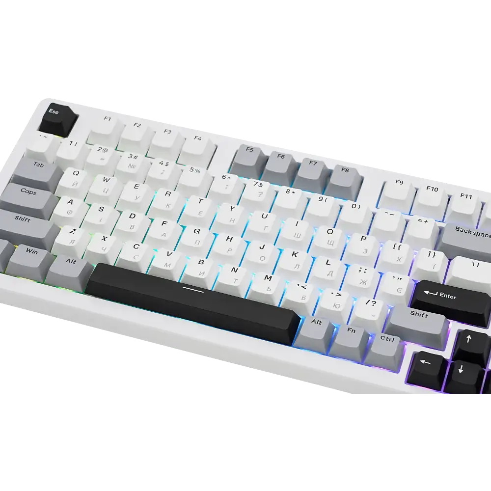 Игровая механическая клавиатура Kondor Legion PRO / Три режима подключения / Sky Light Switch / White - фото 2