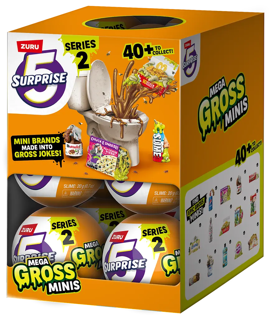 Ігровий набір Zuru Mega Gross Minis Фігурки-сюрприз в кулі зі слаймом (77567GQ1) упаковка - комплект з 13 штук - фото 4