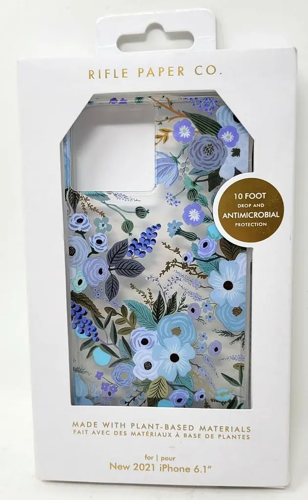 Протиударний чохол Case-Mate Rifle Paper Co RP046732 для iPhone 13 (6.1") Garden Party Blue - фото 6