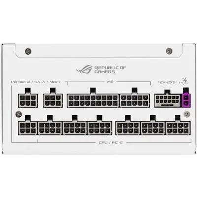 Блок живлення ASUS 1000W ROG Strix Platinum White Edition (90YE00W4-B0NA00) - фото 10
