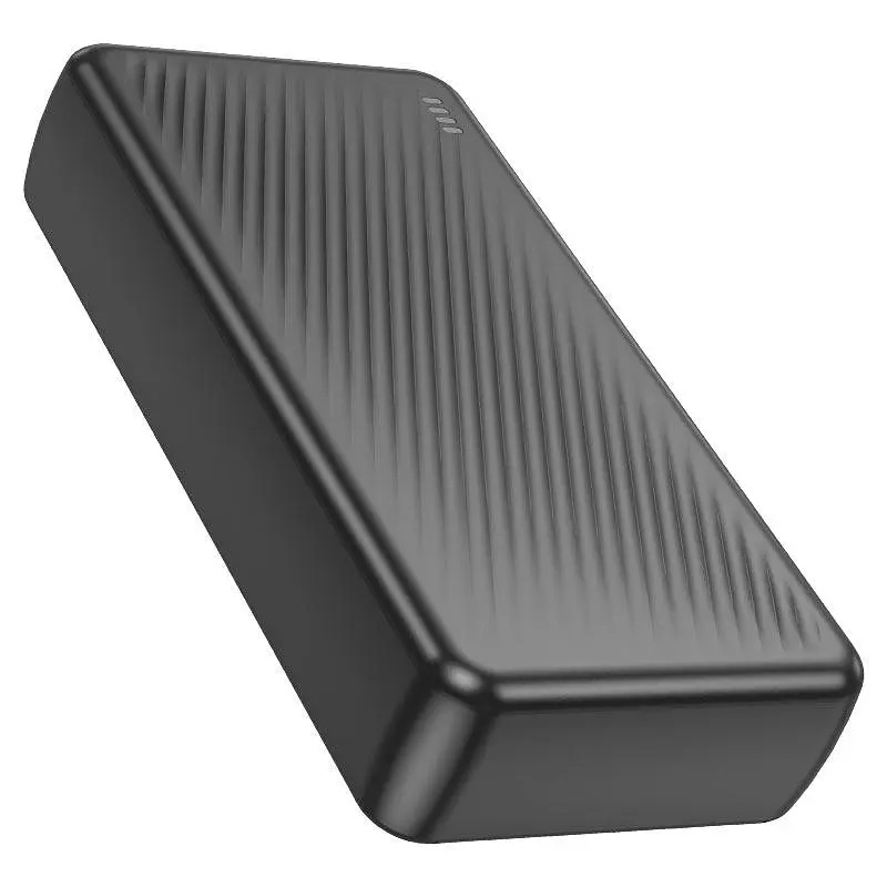 Зовнішній акумулятор BOROFONE J56A power bank 20000 mAh портативна універсальна батарея чорна - фото 2