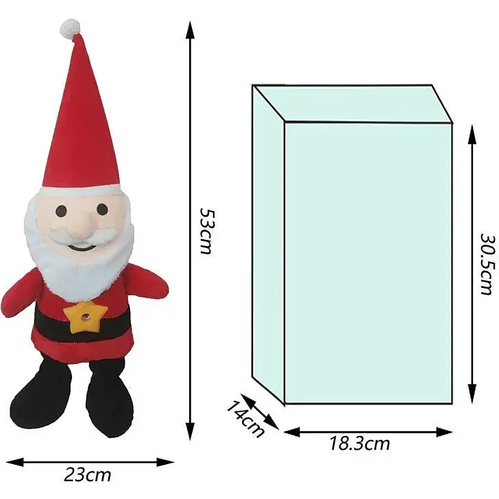 Плюшева іграшка-нічник Star Bellу Dream Lites 200 Санта Клаус з проєктором зоряного неба (GR- 276_236) - фото 4