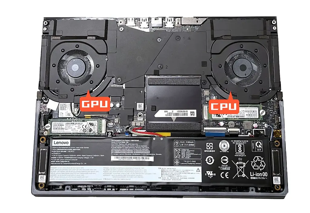 Вентилятор Lenovo кулер (GPU Fan 12V) для моделей ноутбука Legion 7-15IMH05 (81YT), 7-15IMHG05 (81YU), C7-15IMH05 (82EH) (NS8CC12) - фото 4
