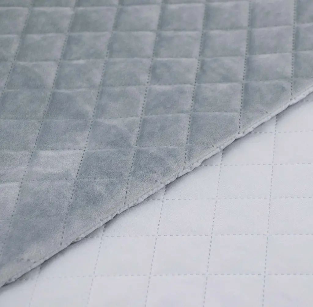 Чохол на подушку Руно 50х70 VeLour "Dark Grey ромб" (382.55_Dark Grey ромб) - фото 4