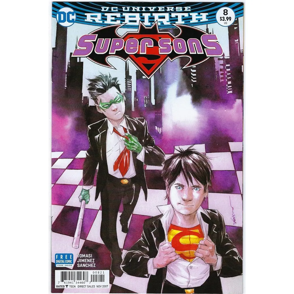 Super Sons (2017 DC) #8B D - Пітер Дж. Томасі