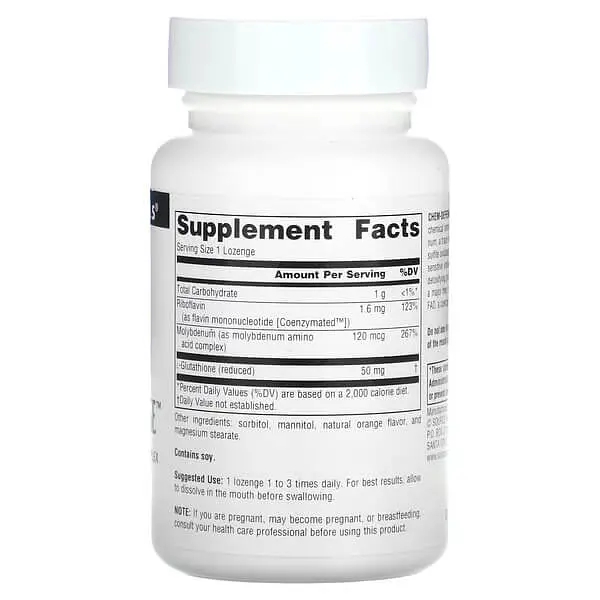 Глутатіон Chem-Defense 90 Lozenges Source Naturals vit0006145 - фото 2