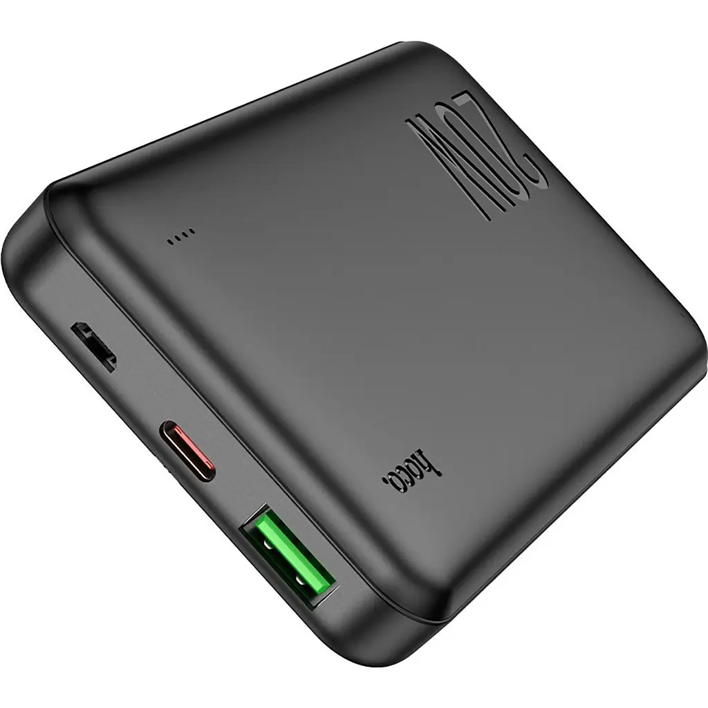 Зовнішній акумулятор Hoco J87 Tacker 10000mAh 20W Black [761019] [126607] - фото 3