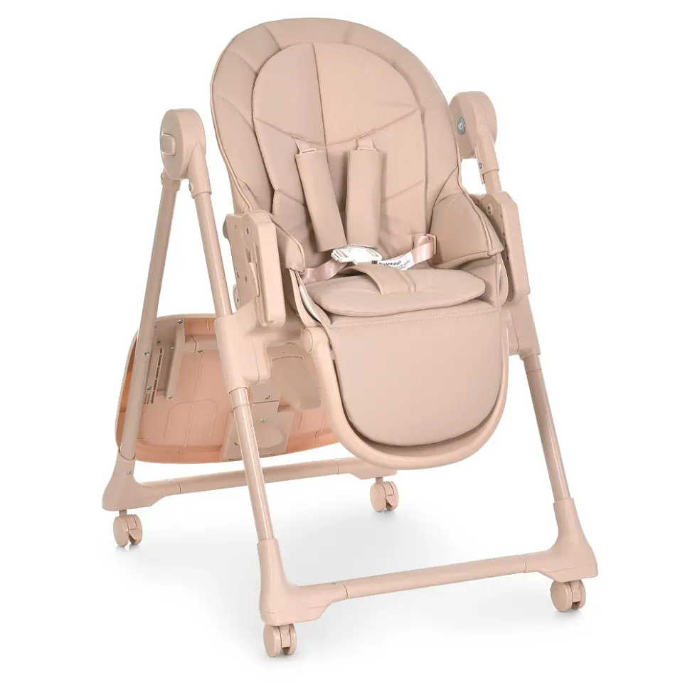 Детский стульчик для кормления El Camino CRYSTAL ME 1037 Nude Pink - фото 2