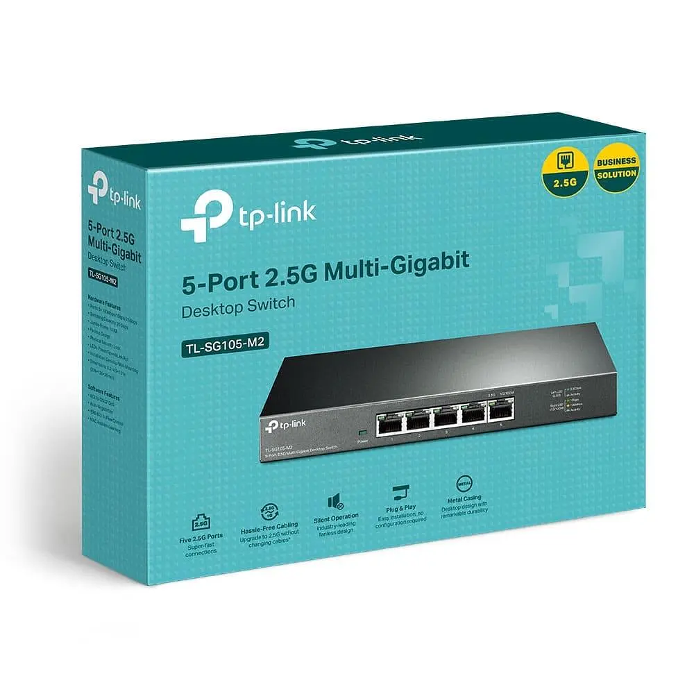 Комутатор TP-Link TL-SG105-M2 (TL-SG105-M2) - фото 4