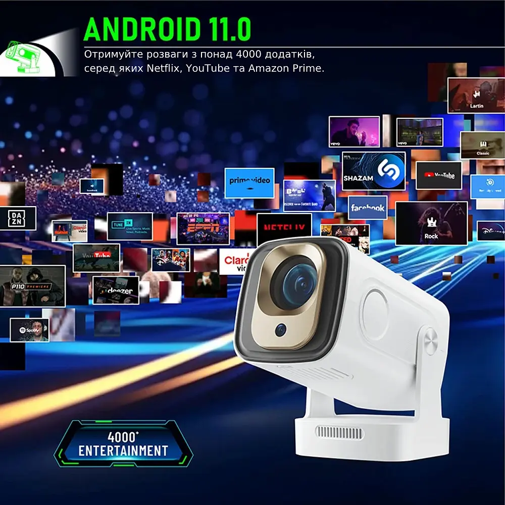 Проектор Magcubic Android 11 HY260 Pro Allwinner H713 1/8Gb - фото 6