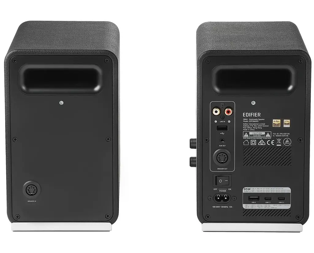 Акустична система Edifier a 2.0 QR65 70W Bluetooth Hi-Res Black (QR65Black) - фото 4
