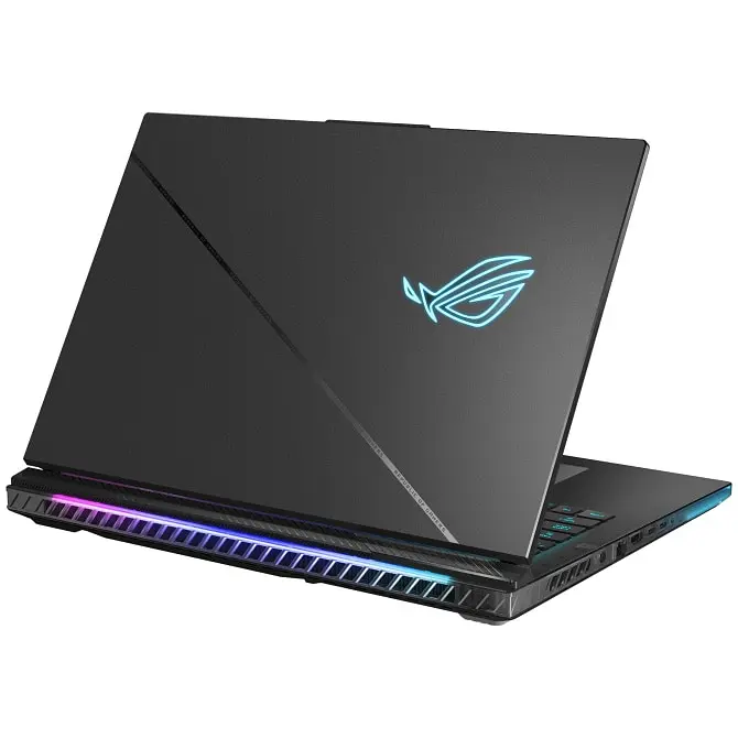 Ноутбук Ігровий ASUS ROG Strix SCAR 18 G834JYR з процесором Intel Core i9 14900HX pana la 5.8 GHz, 18", QHD+, Mini LED 240Hz, 64GB DDR5, 2 x 1TB SSD, NVIDIA® GeFor 175W, Windows 11 Pro, Off чорний - фото 9