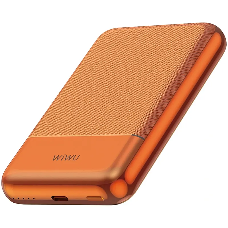 Портативне ЗП Power Bank P089 Seraph PD20W із БЗП 10000 mAh Orange Wiwu teh0029385 - фото 3