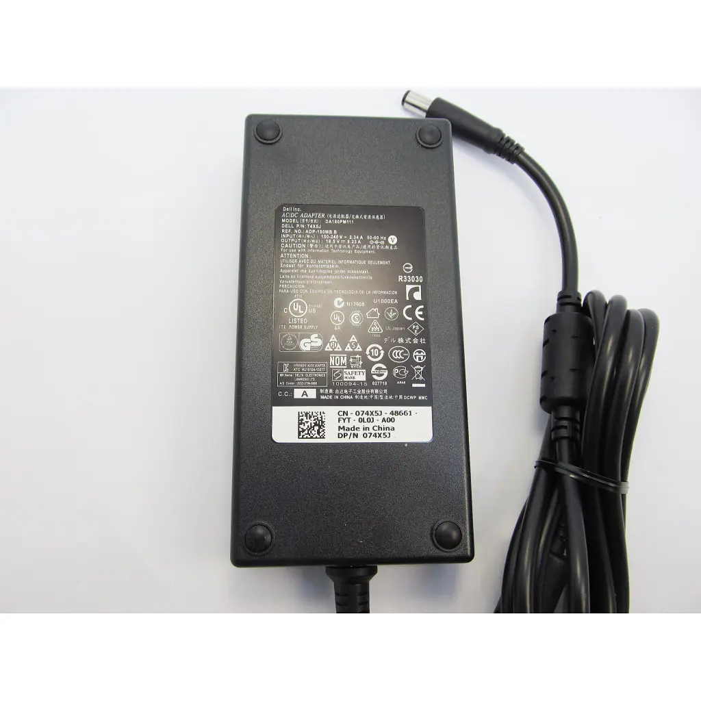 Блок живлення до ноутбуку Dell 180W 19.5V 9.23A разъем 7.4/5.0(pin inside) (DA180PM111 / A40252) - фото 2