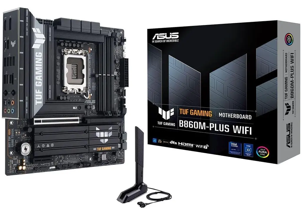 Материнська плата ASUS TUF GAMING B860M-PLUS WIFI (TUF GAMING B860M-PLUS WIFI) (Socket 1851, Intel B860, Micro-ATX) - фото 7