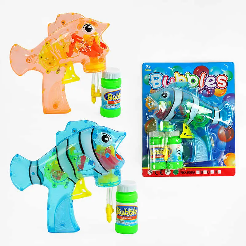 Пістолет з мильними бульбашками, 25x21 см (В асортименті) - фото 2