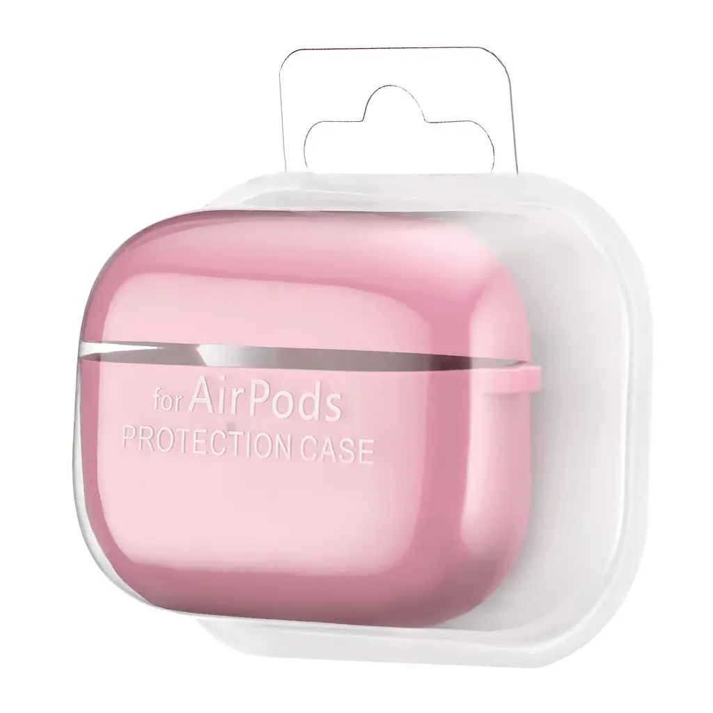 Чохол Silicone Case 2,5mm with microfiber for AirPods Pro Рожевий - фото 2