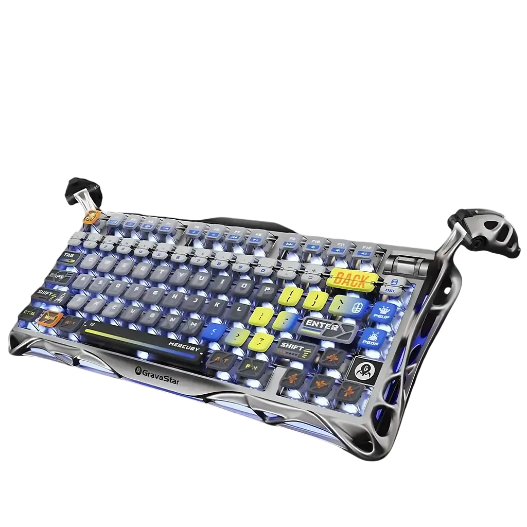 Клавіатура Gravastar Mercury K1 Special Edition - Interstellar Silver - фото 2