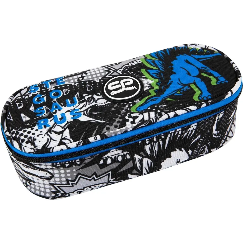 Рюкзак CoolPack Jerry T-Rex 19 л + Сумка для взуття CoolPack Vert T-Rex + Пенал на блискавці CoolPack Campus T-Rex з органайзером для ручок 23x9x5 см - фото 9