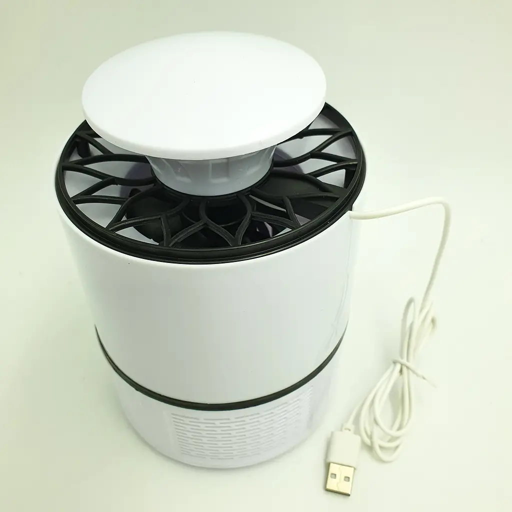 Лампа пастка для комарів нищівник комах 5Вт від USB Mosquito Killer Lamp біла - фото 9