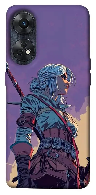 TPU чохол Demsky The witcher ciri для Oppo Reno 8 T 4G