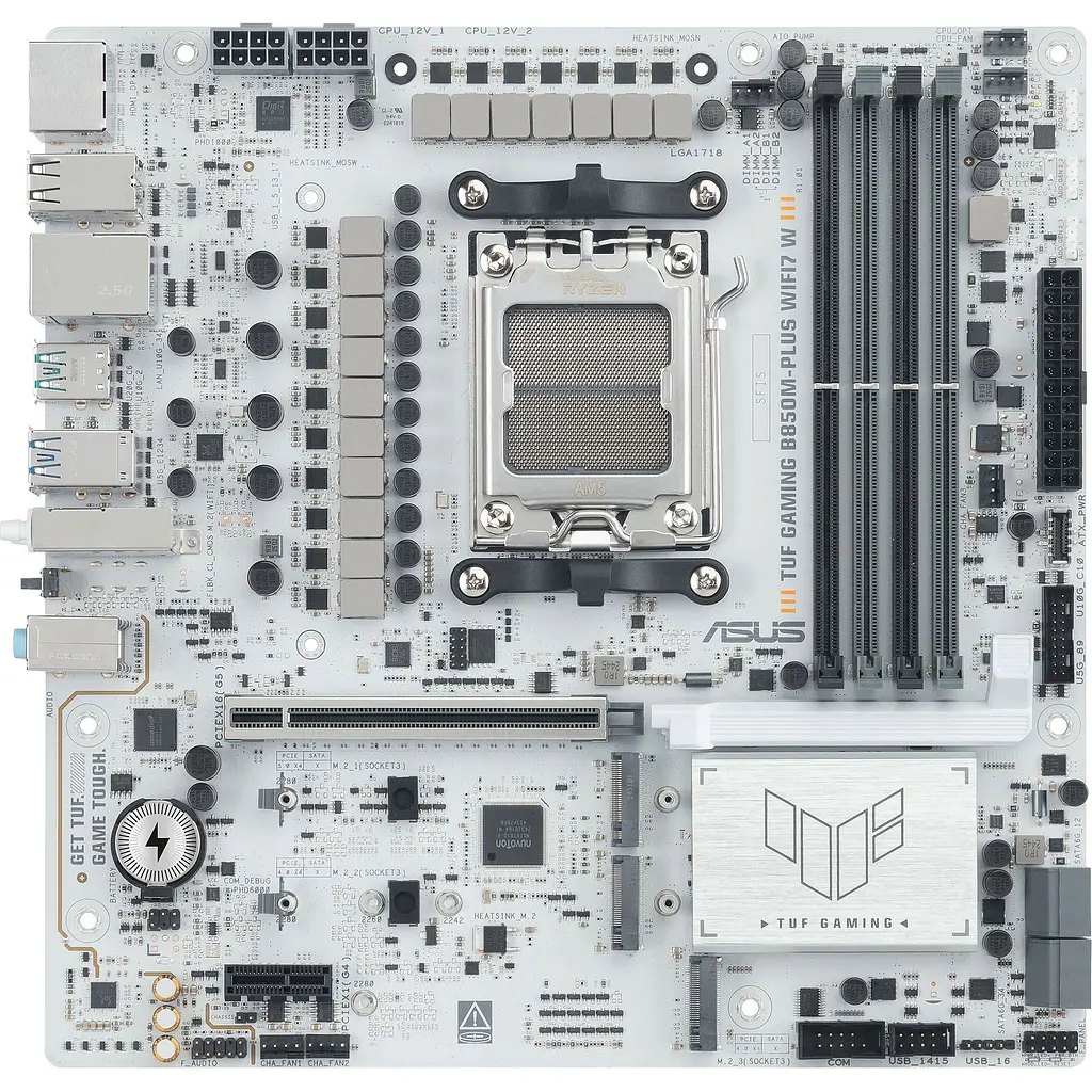 Материнська плата Asus TUF Gaming B850M-PLUS WIFI7 W (90MB1MD0-M0EAY0) [147046] - фото 3