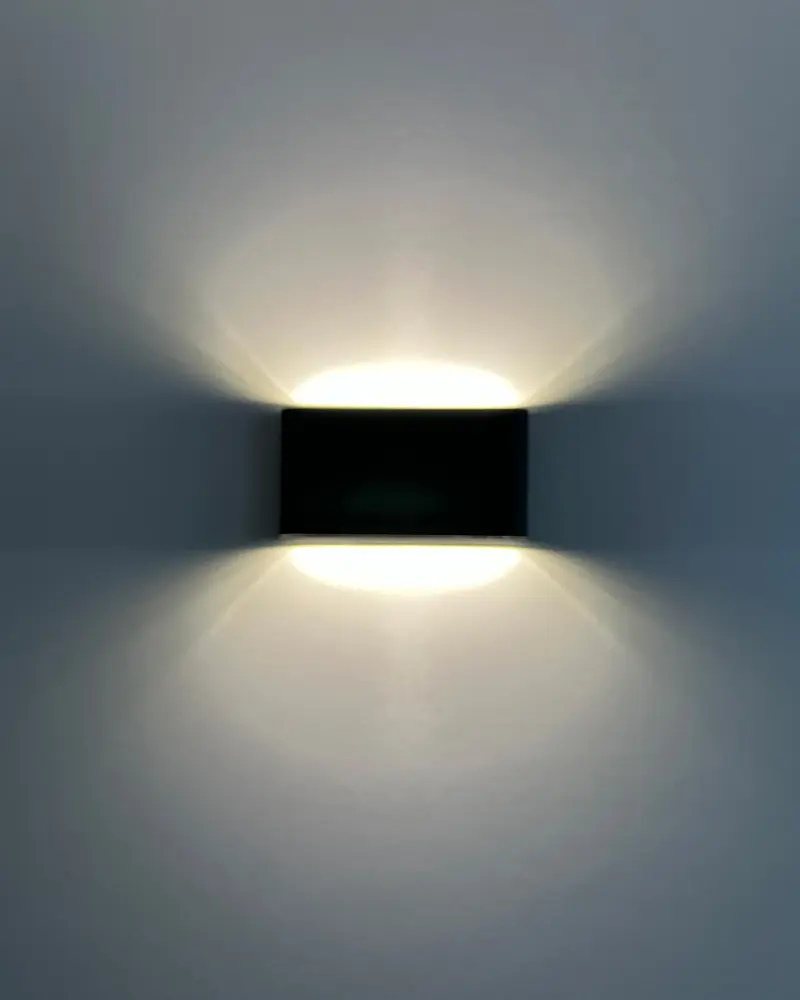 Уличный светильник Nowodvorski 11364 Semi M LED 2x5W 3000K 500Lm IP54 черный - фото 2