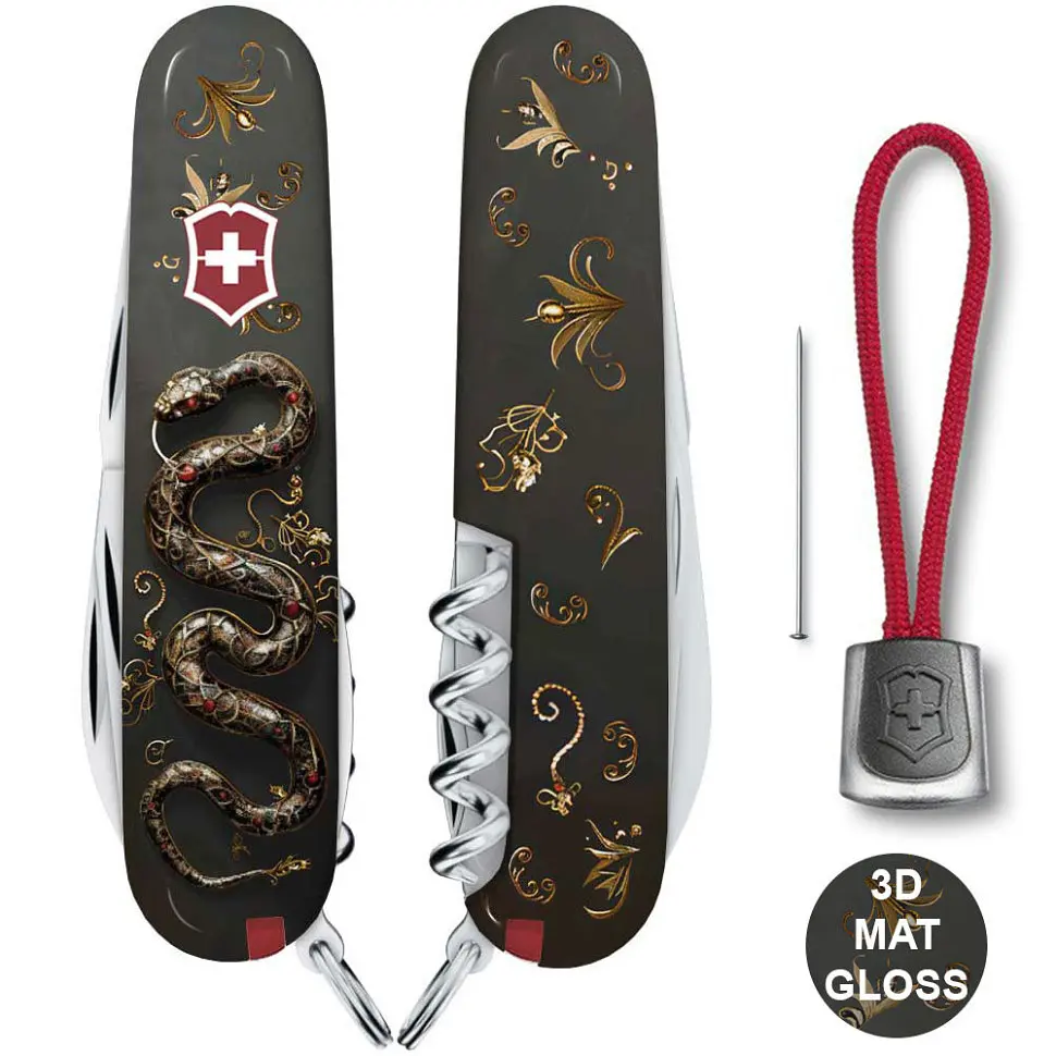 Ніж Victorinox Spartan Zodiac 3D 91мм 13функ Розкішна змія - фото 2