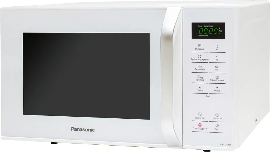 Мікрохвильова піч 25л, 800Вт, дисплей, відкрю ручкою, білий Panasonic kuh0015157 - фото 3