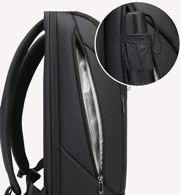 Рюкзак міський Bange BG-2517 25л ранець з відсіком для ноутбука до 15.6'' USB-роз'єм Black (19370) - фото 3